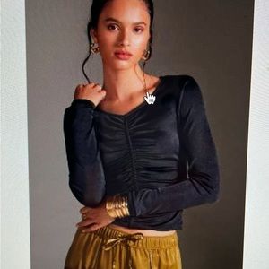 NWT Anthropologie Shirred Pullover
